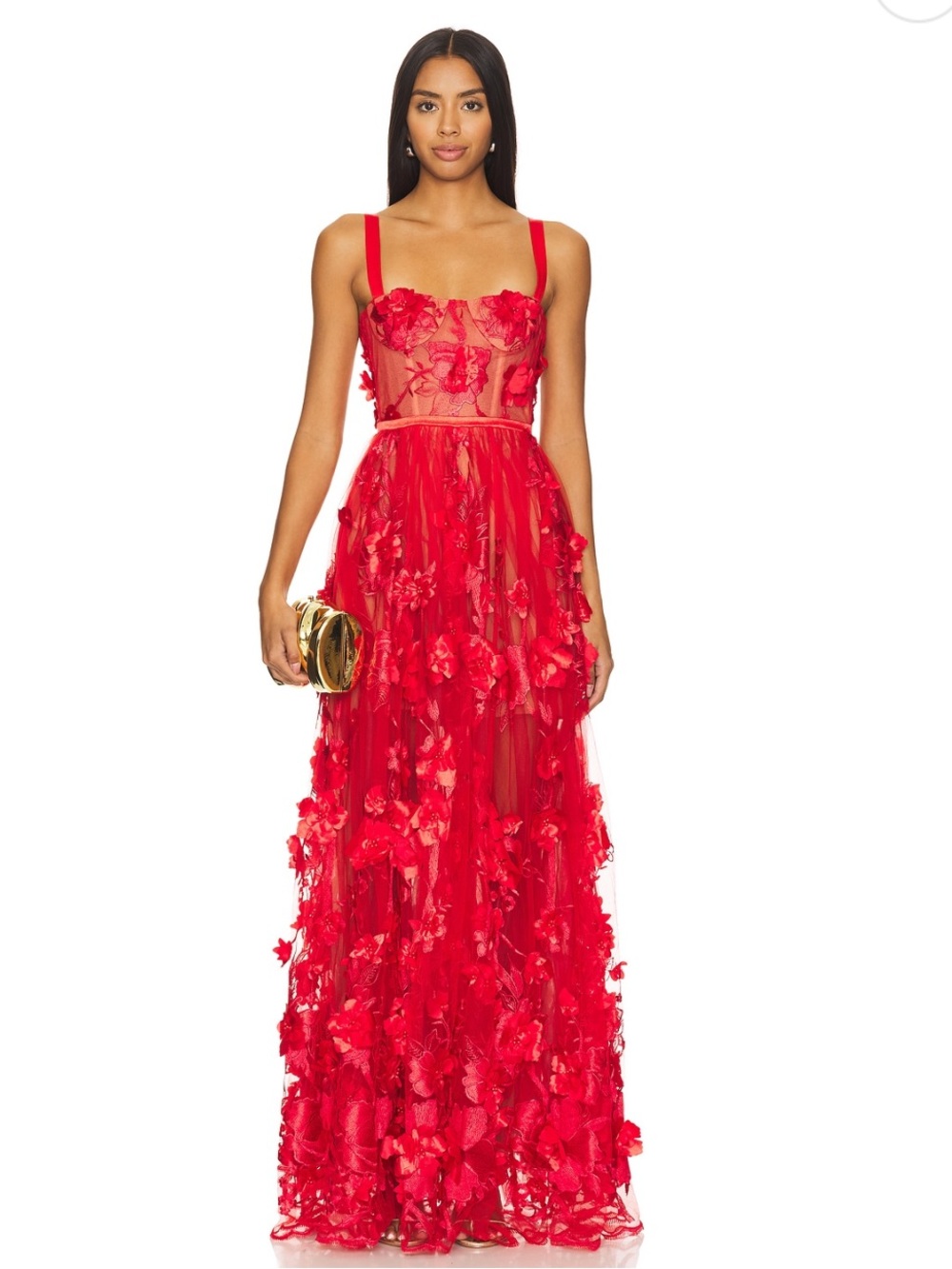 REVOLVE x Bronx and Banco Anastasia Maxi Dress in Red